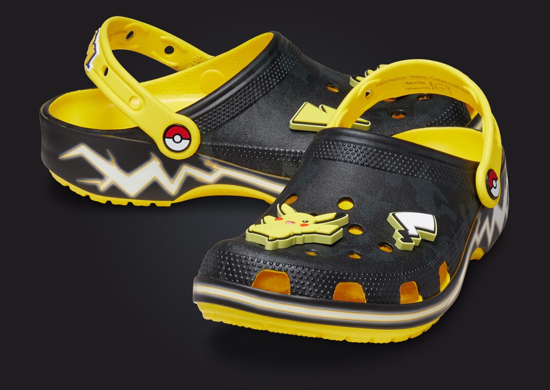 ポケモン ピカチュウ × クロックス クラシッククロッグが2024年 発売予定 (Crocs Classic Clog POKEMON Pikachu)