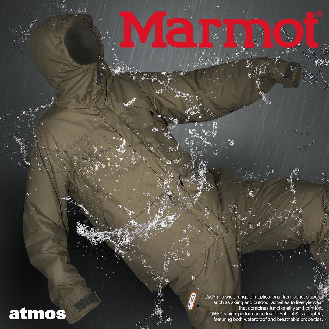 Marmot × atmos Mountain Parka/Cargo Track PANTSが1/20 発売 (マーモット アトモス)
