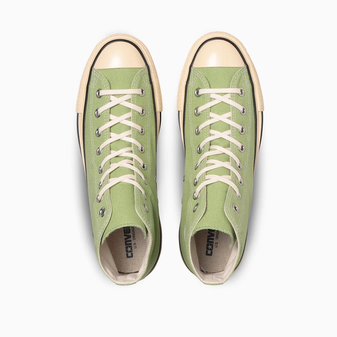 【2024年 1/16 発売】ストロベリー、ピスタチオ、インクブルーの3色を使用した CONVERSE ALL STAR US AGEDCOLORS OX/HI (コンバース オールスター エイジドカラーズ)