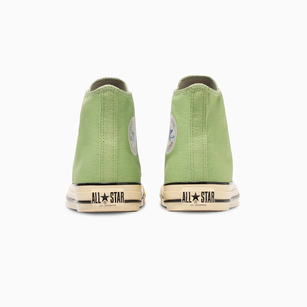 【2024年 1/16 発売】ストロベリー、ピスタチオ、インクブルーの3色を使用した CONVERSE ALL STAR US AGEDCOLORS OX/HI (コンバース オールスター エイジドカラーズ)