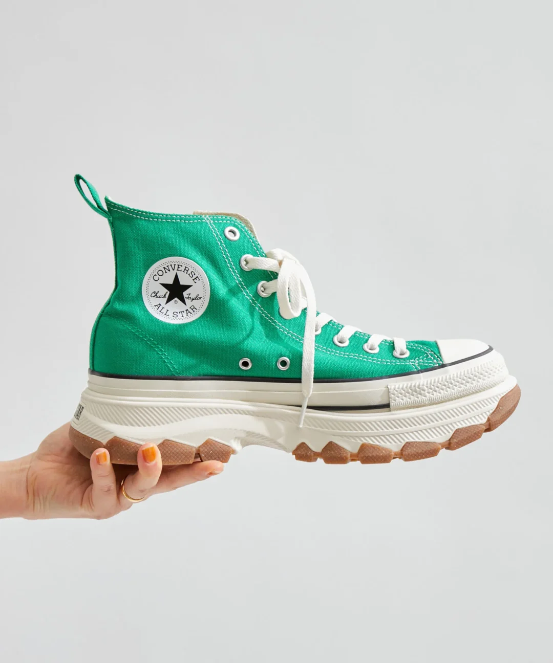 【国内 1/26 発売】CONVERSE ALL STAR (R) TREKWAVE Z HI (コンバース オールスター トレックウエーブ “グリーン/バターホワイト”)