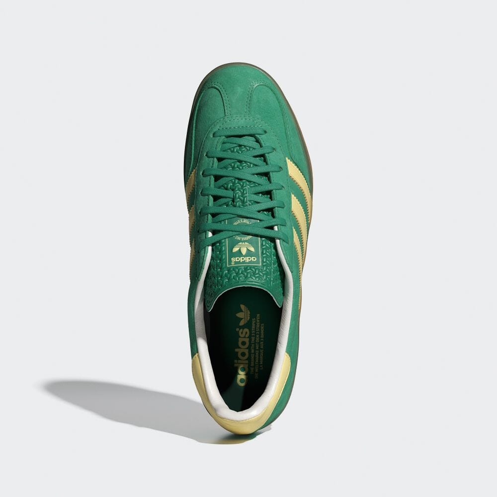 【2024年 3/1 発売】アディダス オリジナルス ガゼル インドア “セミコートグリーン” (adidas Originals GAZELLE INDOOR “Semi Coat Green”) [IH7500]