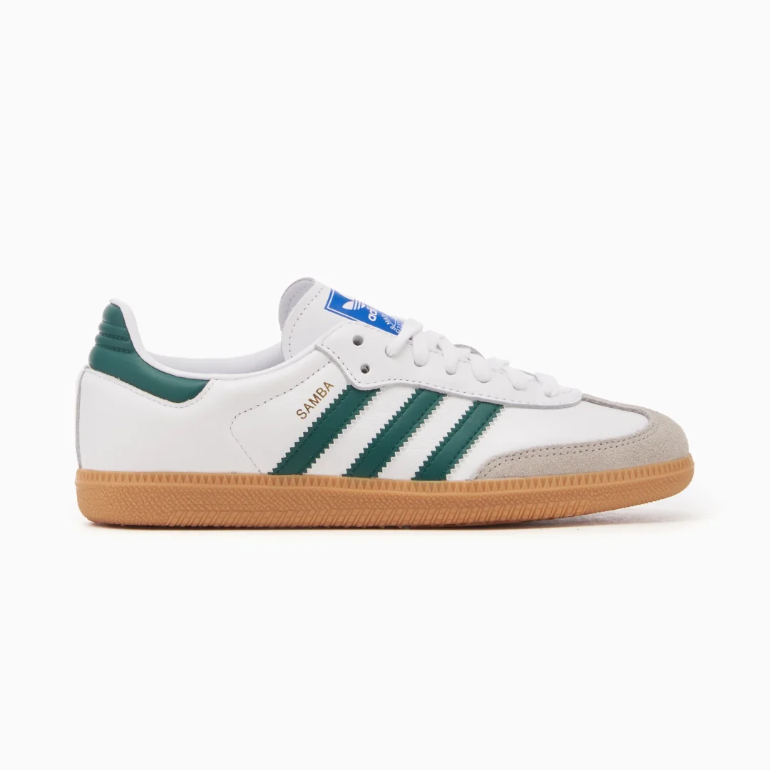 【2024年 2/18 発売】アディダス オリジナルス サンバ OG “ホワイト/グリーン/ガム” (adidas Originals SAMBA OG “White/Green/Gum”) [IE3437]