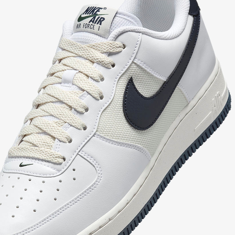 【2024年 4/2 発売】ナイキ エア フォース 1 ロー “ネクストネイチャー/ホワイト/オブシディアン” (NIKE AIR FORCE 1 LOW “Next Nature/White/Obsidian”) [HF4298-100]