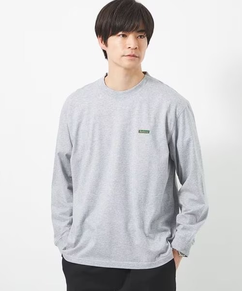 BARBOUR for green label relaxing GLR ピンズ EMB 長袖 Tシャツ ロンTが2024年 2/16 発売 (バブアー グリーンレーベル リラクシング)