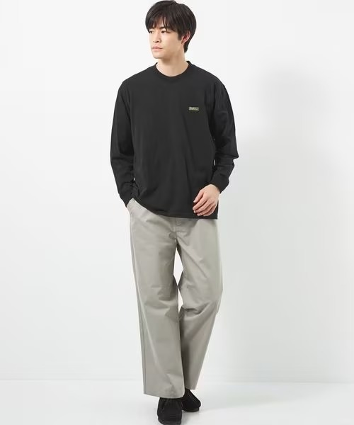 BARBOUR for green label relaxing GLR ピンズ EMB 長袖 Tシャツ ロンTが2024年 2/16 発売 (バブアー グリーンレーベル リラクシング)