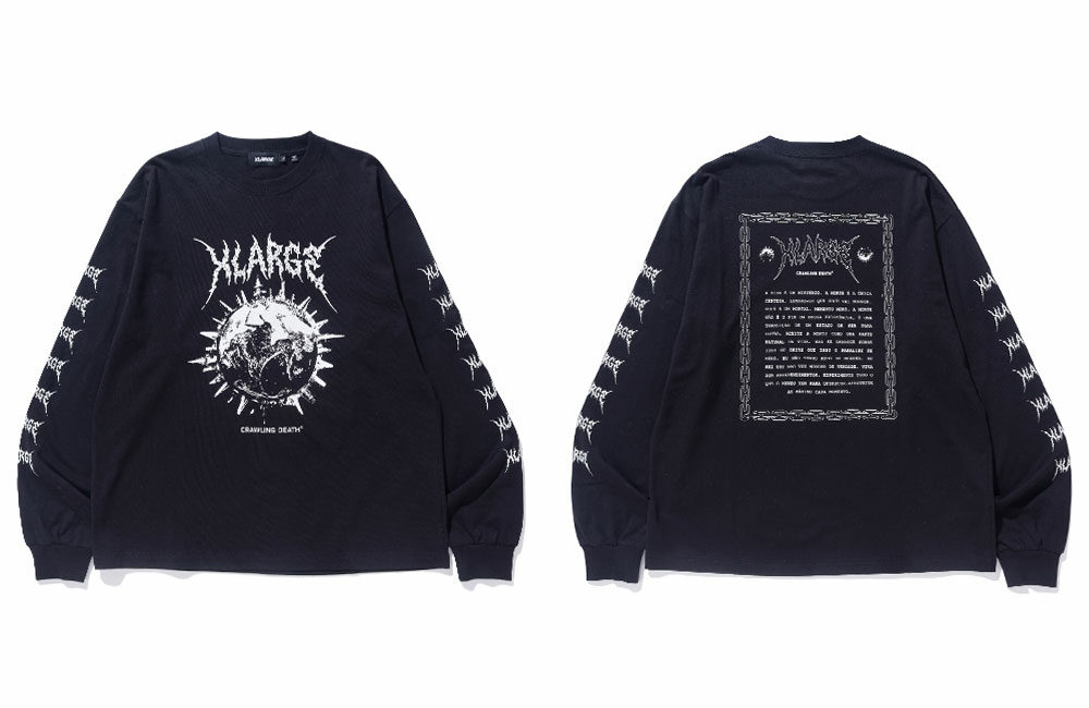 XLARGE x Crawling Death 2024 S/S コラボレーションが3/2 発売 (エクストララージ クローリング･デス 2024年 春夏)