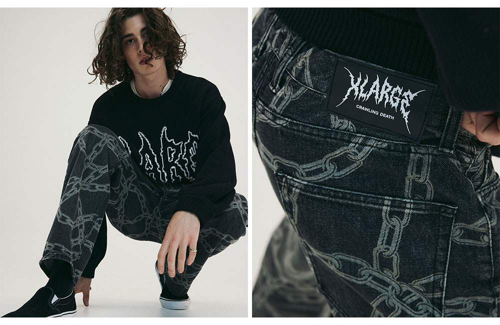 XLARGE x Crawling Death 2024 S/S コラボレーションが3/2 発売 (エクストララージ クローリング･デス 2024年 春夏)