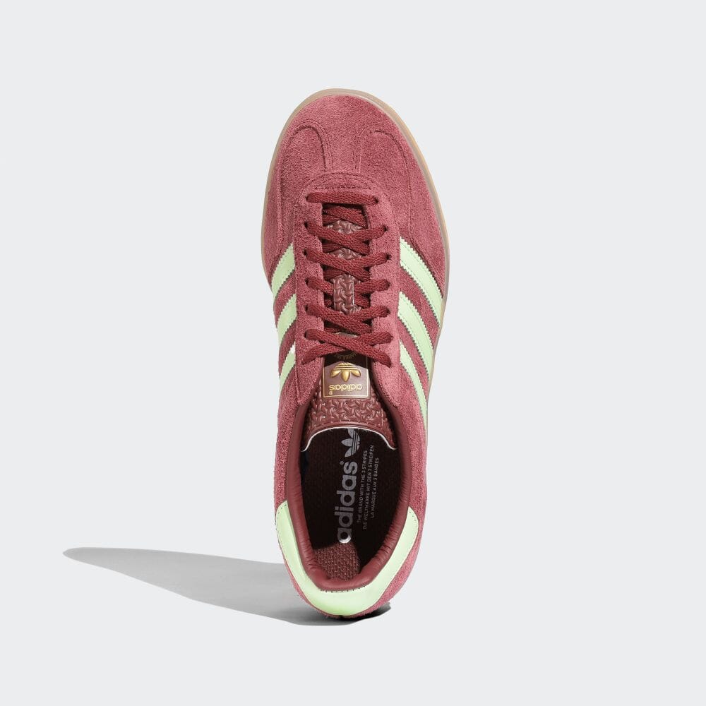 【2024年 3/1 発売】アディダス オリジナルス ガゼル インドア “シャドーレッド/セミグリーンスパーク” (adidas Originals GAZELLE INDOOR “Red/Green”) [IH7487]