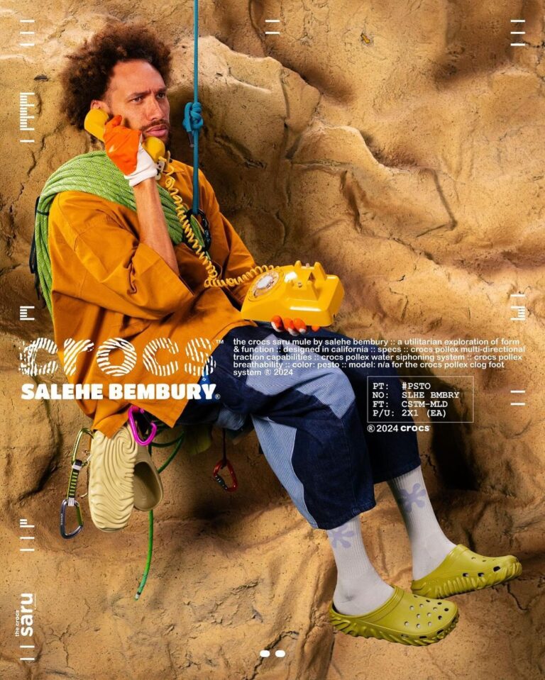 サレヘ・ベンバリーがイージーに激似のクロックスとのコラボ