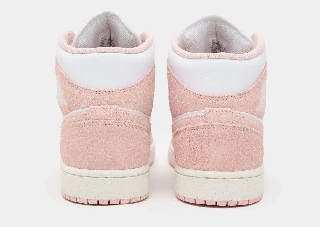 【2024年 4/15 発売】ナイキ ウィメンズ エア ジョーダン 1 ミッド “ピンクスエード” (NIKE WMNS AIR JORDAN 1 MID “Pink Suede”) [FN5215-161]