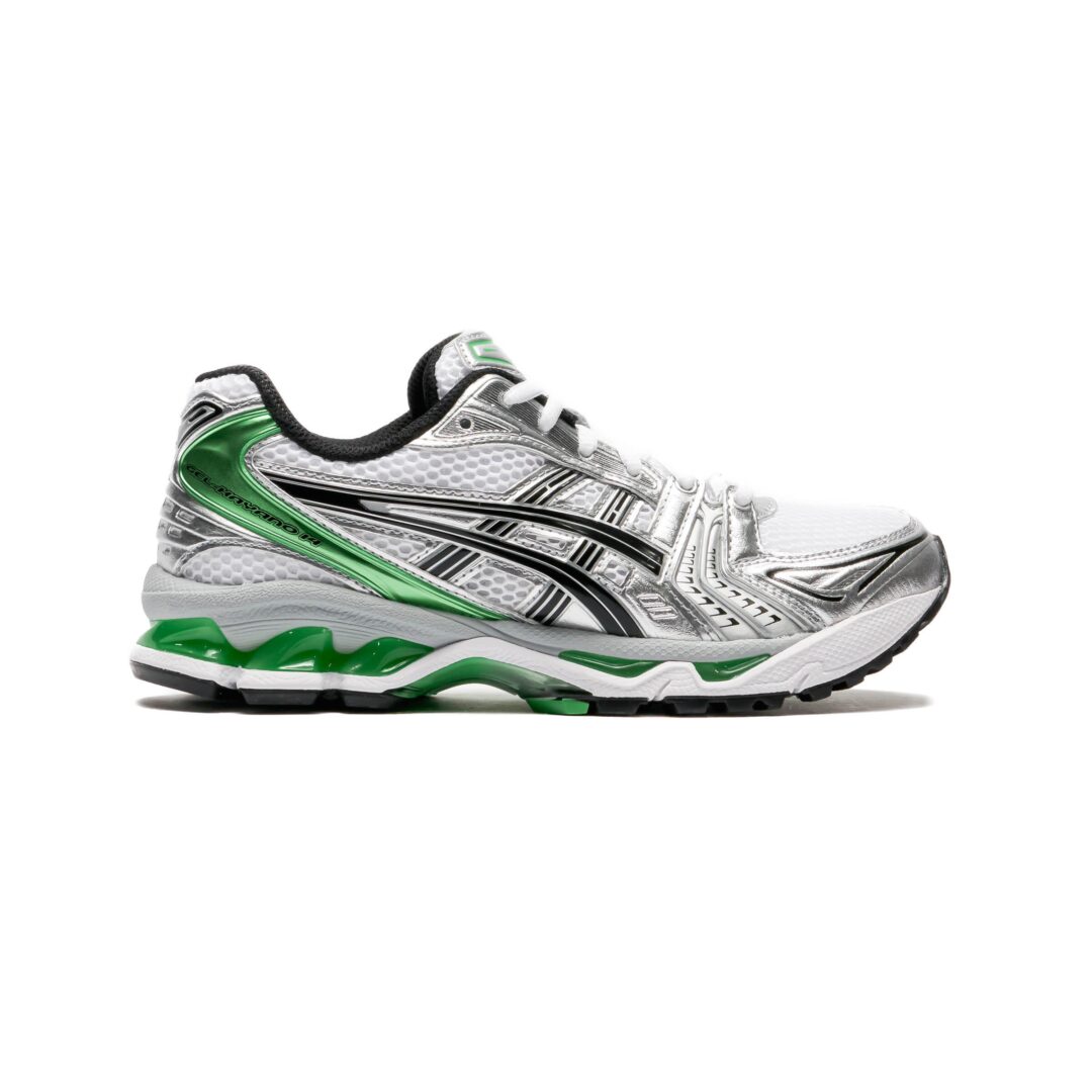 【2024年 3/1 発売】ASICS GEL-KAYANO 14 “WHITE/PIQUANT ORANGE/MALACHITE GREEN” (アシックス ゲルカヤノ 14) [1201A019.109/1201A019.110]