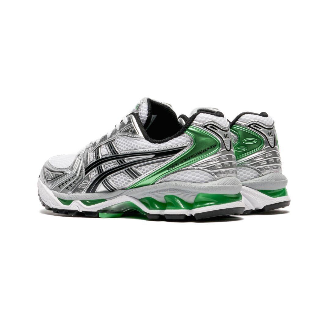 【2024年 3/1 発売】ASICS GEL-KAYANO 14 “WHITE/PIQUANT ORANGE/MALACHITE GREEN” (アシックス ゲルカヤノ 14) [1201A019.109/1201A019.110]