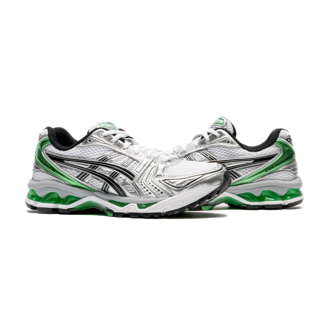 【2024年 3/1 発売】ASICS GEL-KAYANO 14 “WHITE/PIQUANT ORANGE/MALACHITE GREEN” (アシックス ゲルカヤノ 14) [1201A019.109/1201A019.110]