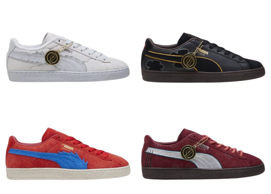 【2024年 3/23 発売】「ONE PIECE ワンピース」× プーマ スエード (PUMA SUEDE) [396520-01/396521-01/396524-01/396525-01]