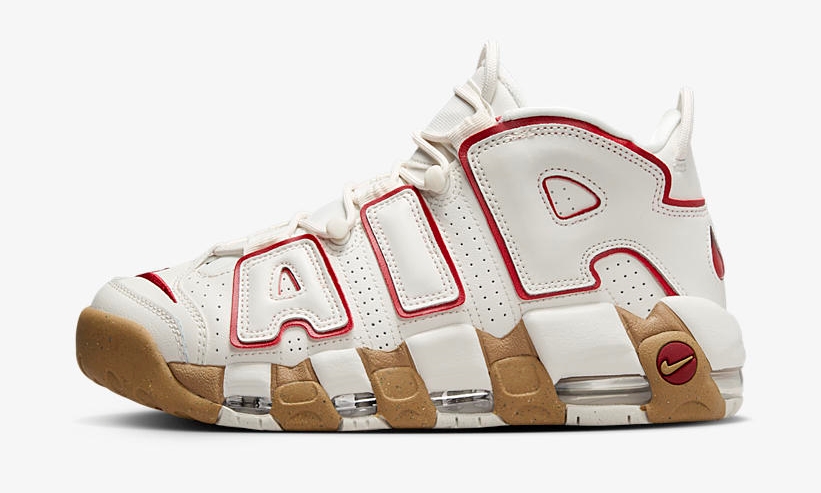 2024年 春 発売予定！ナイキ GS エア モア アップテンポ “ホワイト/レッド/ガム” (NIKE GS AIR MORE UPTEMPO “White/Red/Gum”) [DV1137-002]