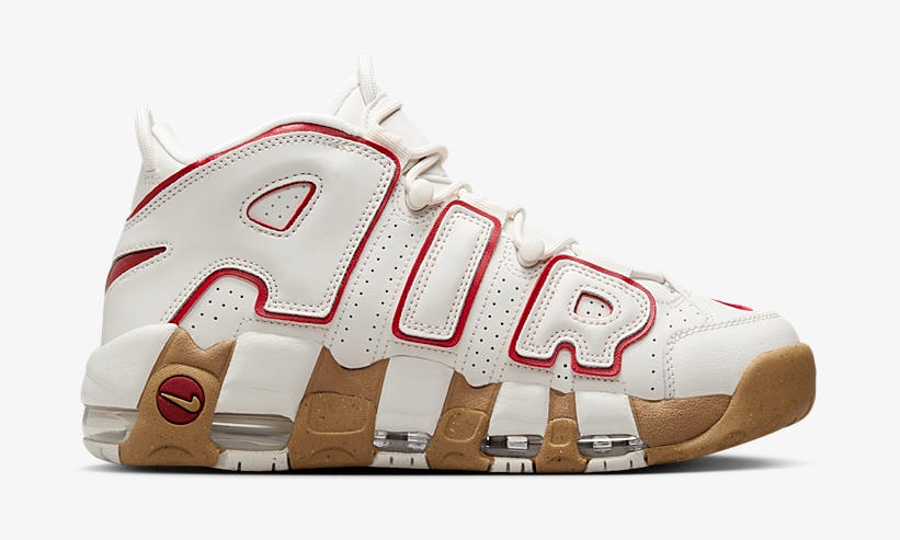 2024年 春 発売予定！ナイキ GS エア モア アップテンポ “ホワイト/レッド/ガム” (NIKE GS AIR MORE UPTEMPO “White/Red/Gum”) [DV1137-002]