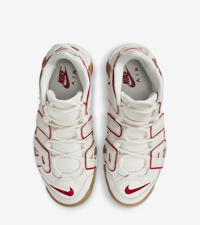 2024年 春 発売予定！ナイキ GS エア モア アップテンポ “ホワイト/レッド/ガム” (NIKE GS AIR MORE UPTEMPO “White/Red/Gum”) [DV1137-002]