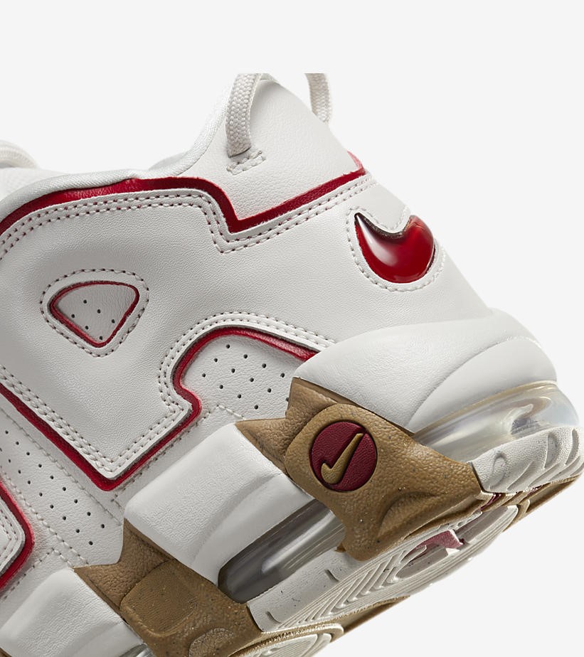 2024年 春 発売予定！ナイキ GS エア モア アップテンポ “ホワイト/レッド/ガム” (NIKE GS AIR MORE UPTEMPO “White/Red/Gum”) [DV1137-002]