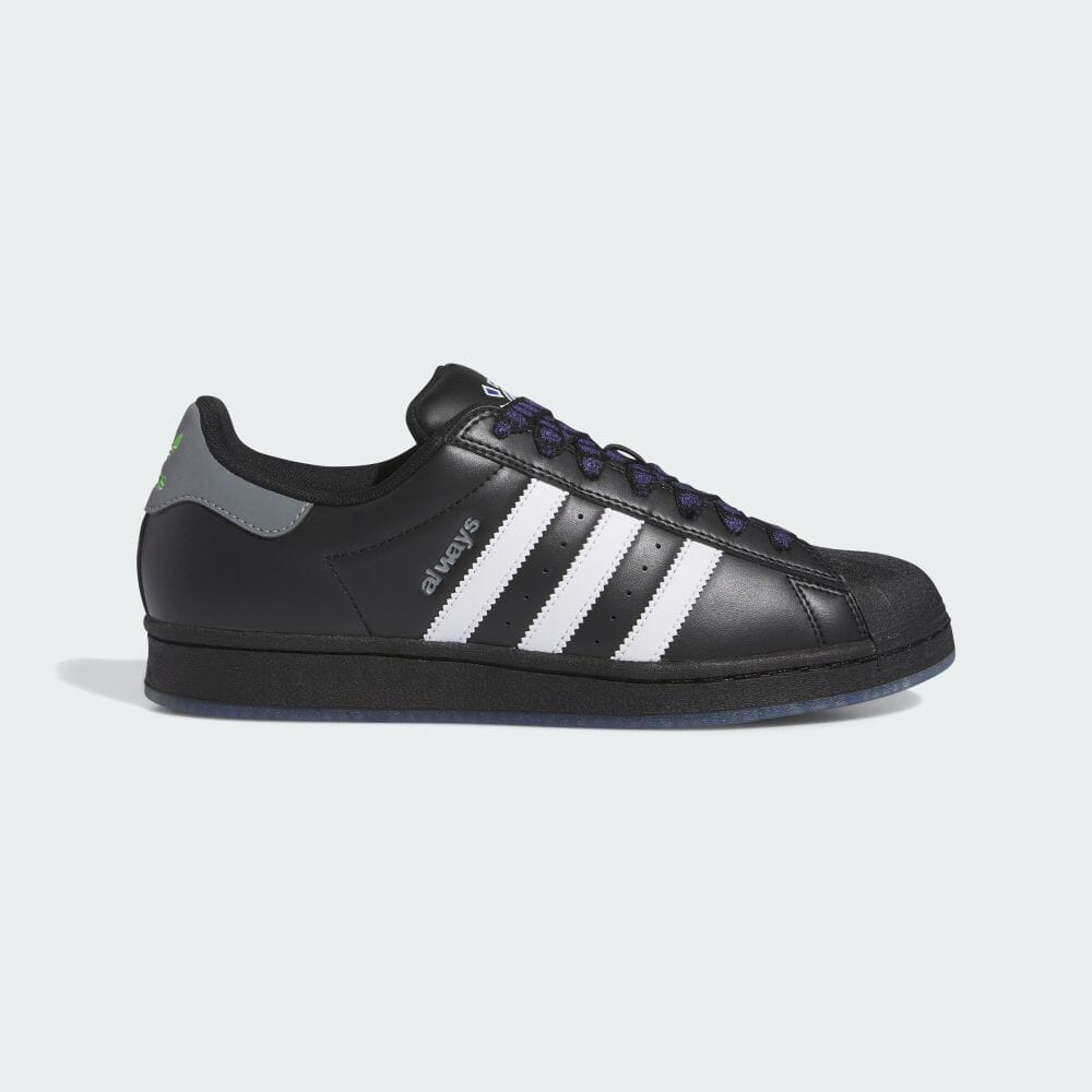 【2024年 2/24 発売】ALWAYS × adidas Originals SUPERSTAR ADV “Black” (オールウェイズ アディダス オリジナルス スーパースター “ブラック”) [IE1436]