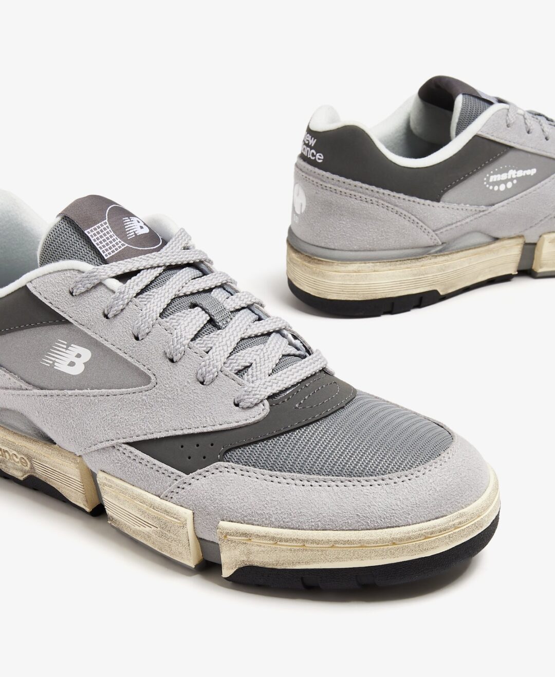 【2024年 4/26 発売】MSFTSrep x New Balance 0.01 “Grey/White-Black” (ミスフィッツレップ ニューバランス) [CTJSGR]