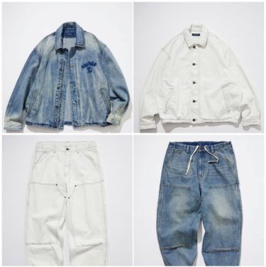 NAUTICA “Crushed Denim Blouson/Crushed Double Knee Denim Pants” (ノーティカ “クラッシュド デニム”)