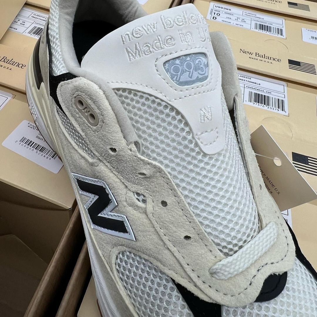 【2024年 発売予定】New Balance U993 WS “Sea Salt/Black” Made in USA (ニューバランス メイドインUSA) [U993WS]