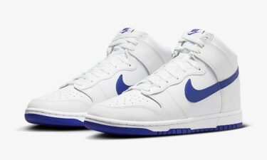 【2024年 発売予定】ナイキ ダンク ハイ “ホワイト/ロイヤルブルー” (NIKE DUNK HIGH “White/Royal Blue”) [DV0828-101]