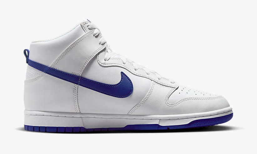 【2024年 発売予定】ナイキ ダンク ハイ “ホワイト/ロイヤルブルー” (NIKE DUNK HIGH “White/Royal Blue”) [DV0828-101]