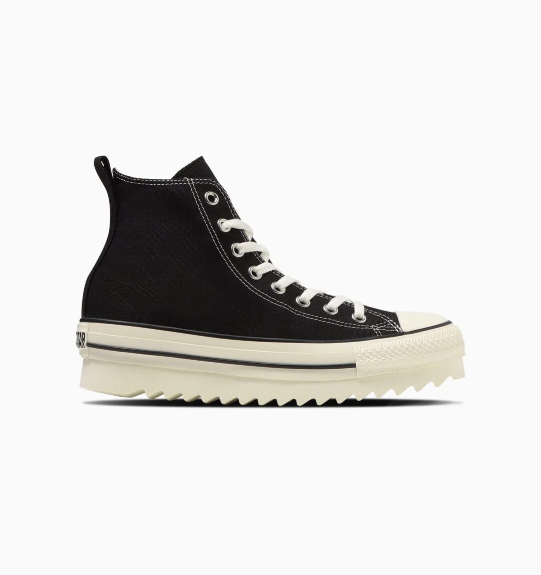 【2024年 2/9 発売】サメの歯のようにギザギザとしたソールが特徴的な CONVERSE ALL STAR SHARKSOLE HI (コンバース シャークソール)