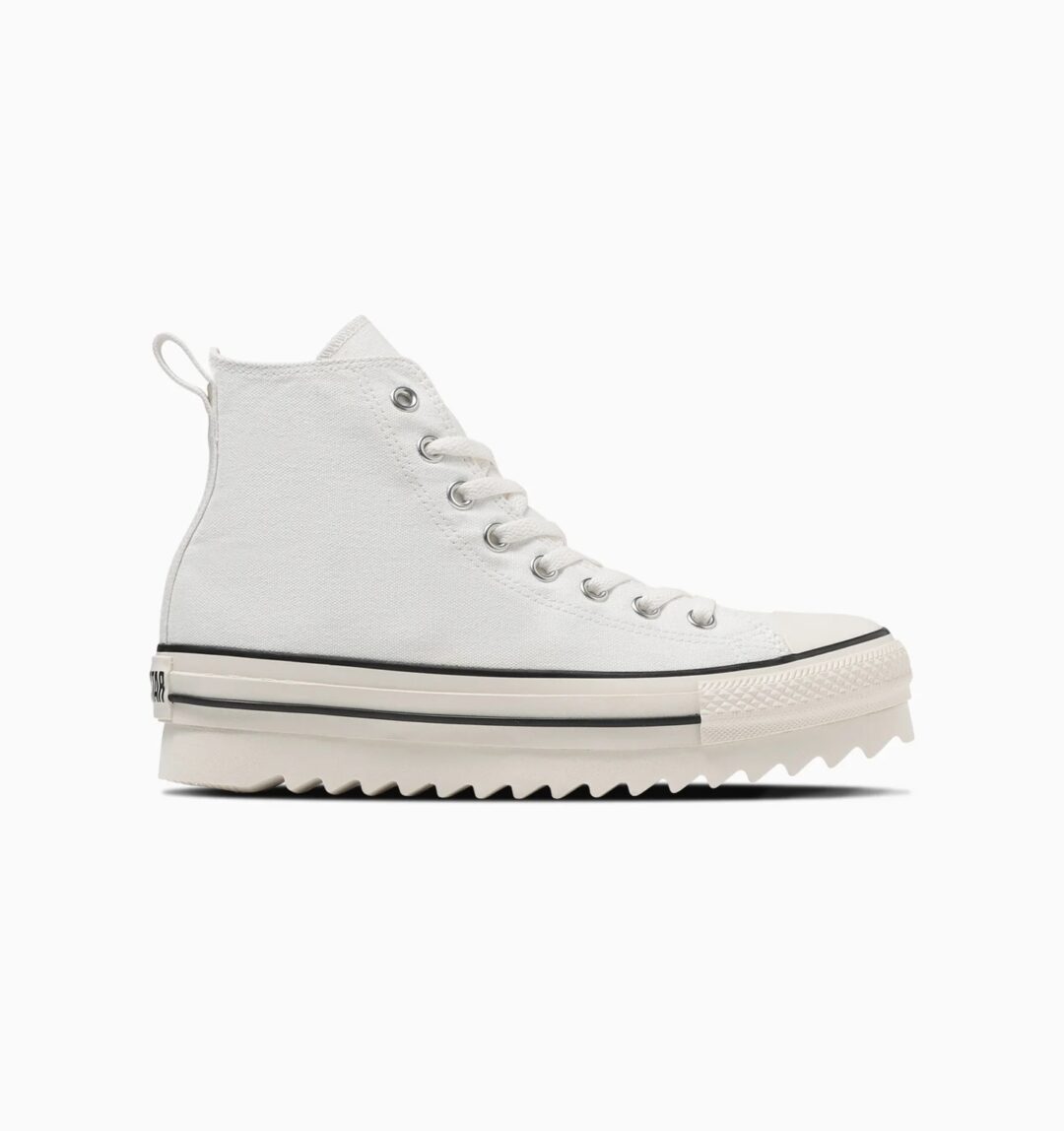 【2024年 2/9 発売】サメの歯のようにギザギザとしたソールが特徴的な CONVERSE ALL STAR SHARKSOLE HI (コンバース シャークソール)