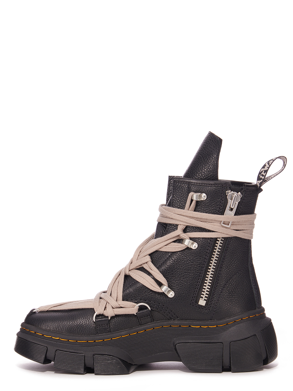 Dr. Martens x RICK OWENS 2024 S/S コラボ第2弾 “Calf Length Boot/Jumbo Lace  Boot”が3/7 発売 (ドクターマーチン リック オウエンス 2024年 春夏) | Fullress