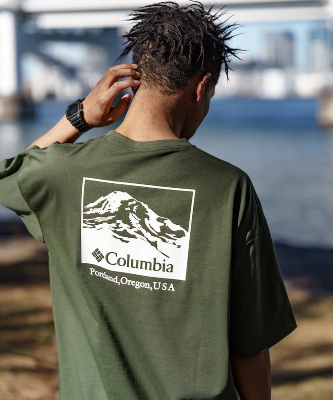 Columbia × FREAK’S STORE 別注 インペリアルパーク バックプリント クルーネックTシャツ (コロンビア フリークスストア 2024 SS/春夏)