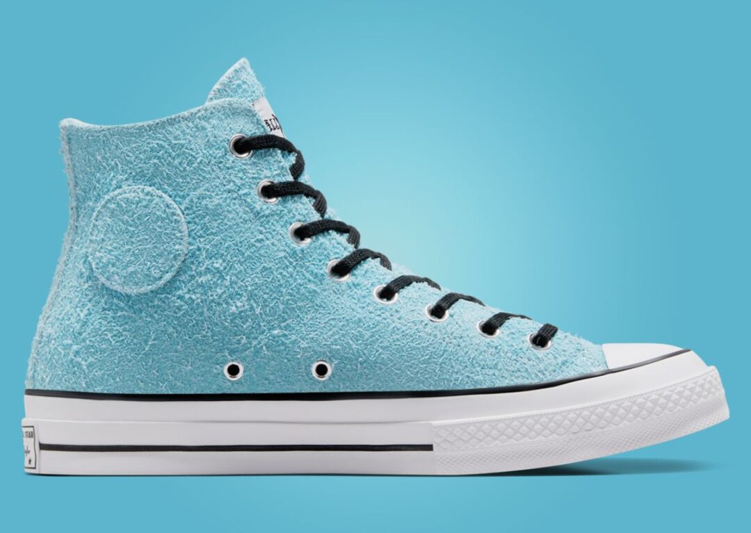 【2024年 3/8 発売】STUSSY × CONVERSE CHUCK 70 OX/HI “Sky Blue/Poppy Red” (ステューシー コンバース チャック 70 “スカイブルー/ポピーレッド”) [A07663C/A07664C]