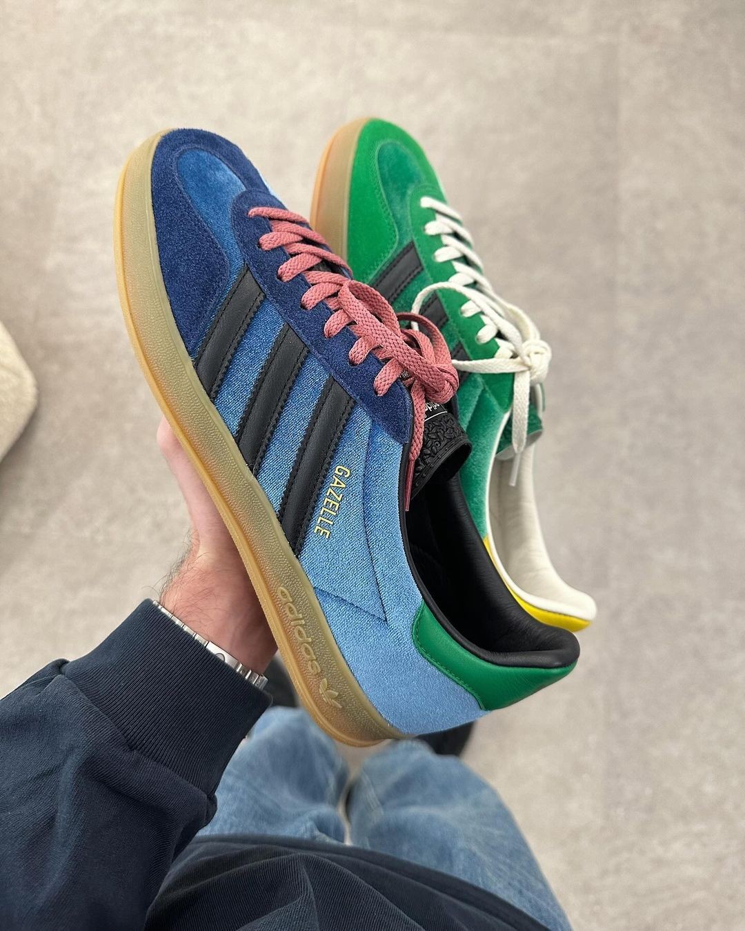 【2024年 発売予定】size? × adidas Originals GAZELLE INDOOR “Blue/Green/Gum” (サイズ? アディダス オリジナルス ガゼル インドア “ブルー/グリーン/ガム”)