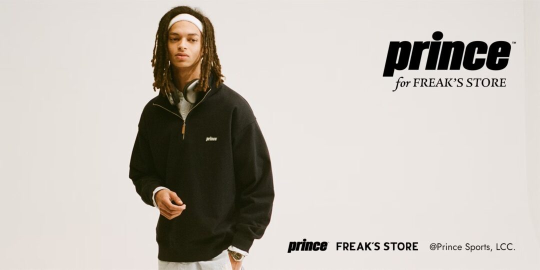 テニスメーカーのprince × FREAK’S STORE 24 S/S Exclusive Collectionが発売 (プリンス フリークスストア 2024 春夏)