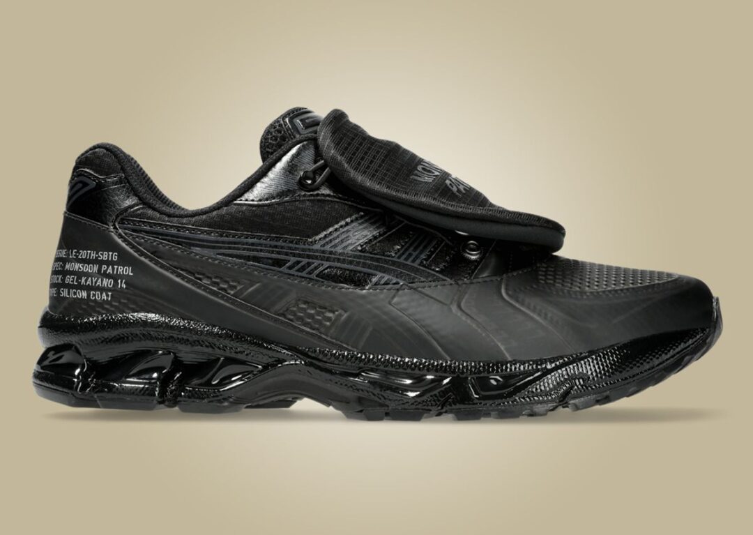 【2024年 6/16 発売】ASICS GEL-KAYANO 14 × SBTG x Limited Etd “Monsoon Patrol Pack” (サボタージュ リミテッド アシックス ゲルカヤノ “モンスーンパトロールパック”) [[1201A975.001/1201A975.100]]