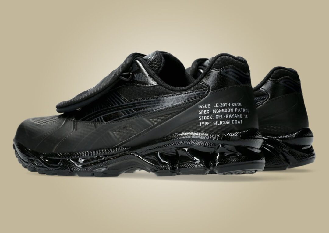 【2024年 6/16 発売】ASICS GEL-KAYANO 14 × SBTG x Limited Etd “Monsoon Patrol Pack” (サボタージュ リミテッド アシックス ゲルカヤノ “モンスーンパトロールパック”) [[1201A975.001/1201A975.100]]