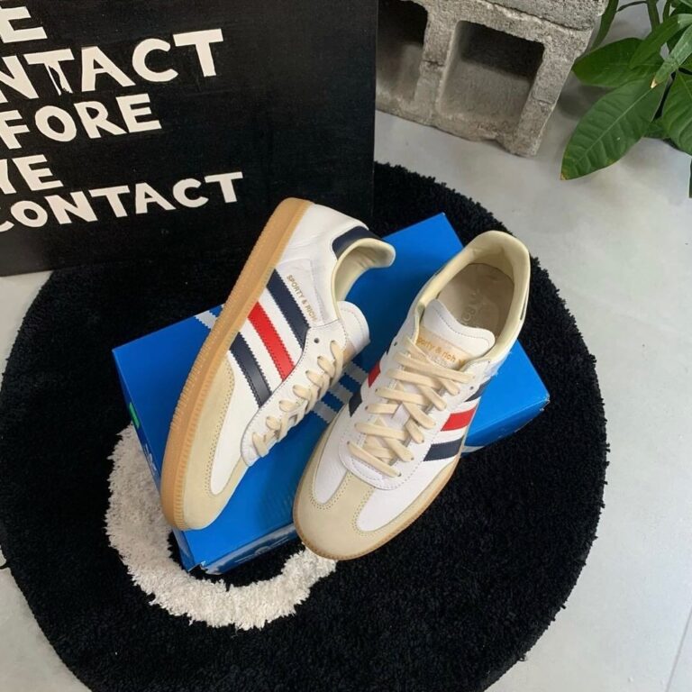 アディダス　オリンピック記念バッジ 2024年 7/29 発売】SPORTY & RICH × adidas Originals SAMBA