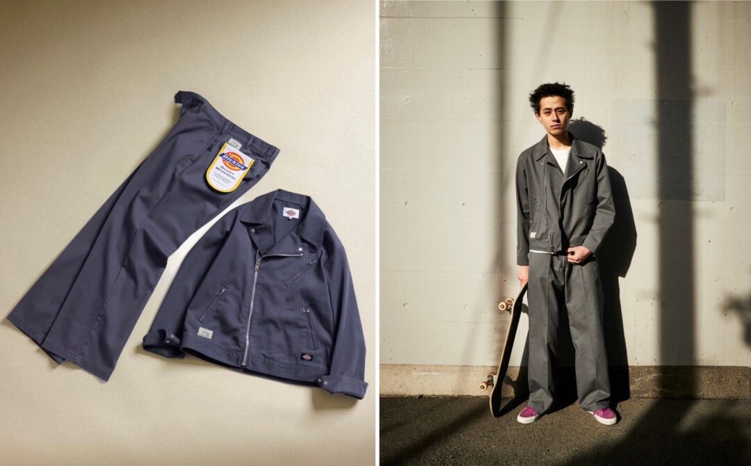 Schott × Dickies 2024 SS コラボからライダース&パンツが2/22 発売 (ショット ディッキーズ)