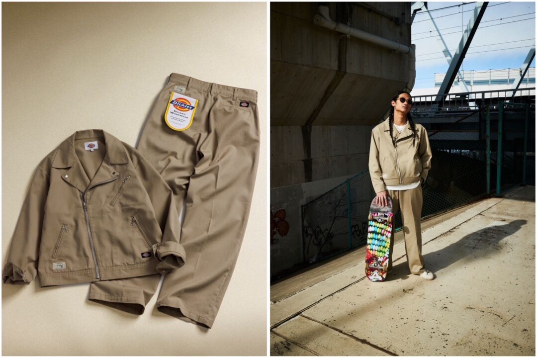 Schott × Dickies 2024 SS コラボからライダース&パンツが2/22 発売 (ショット ディッキーズ)