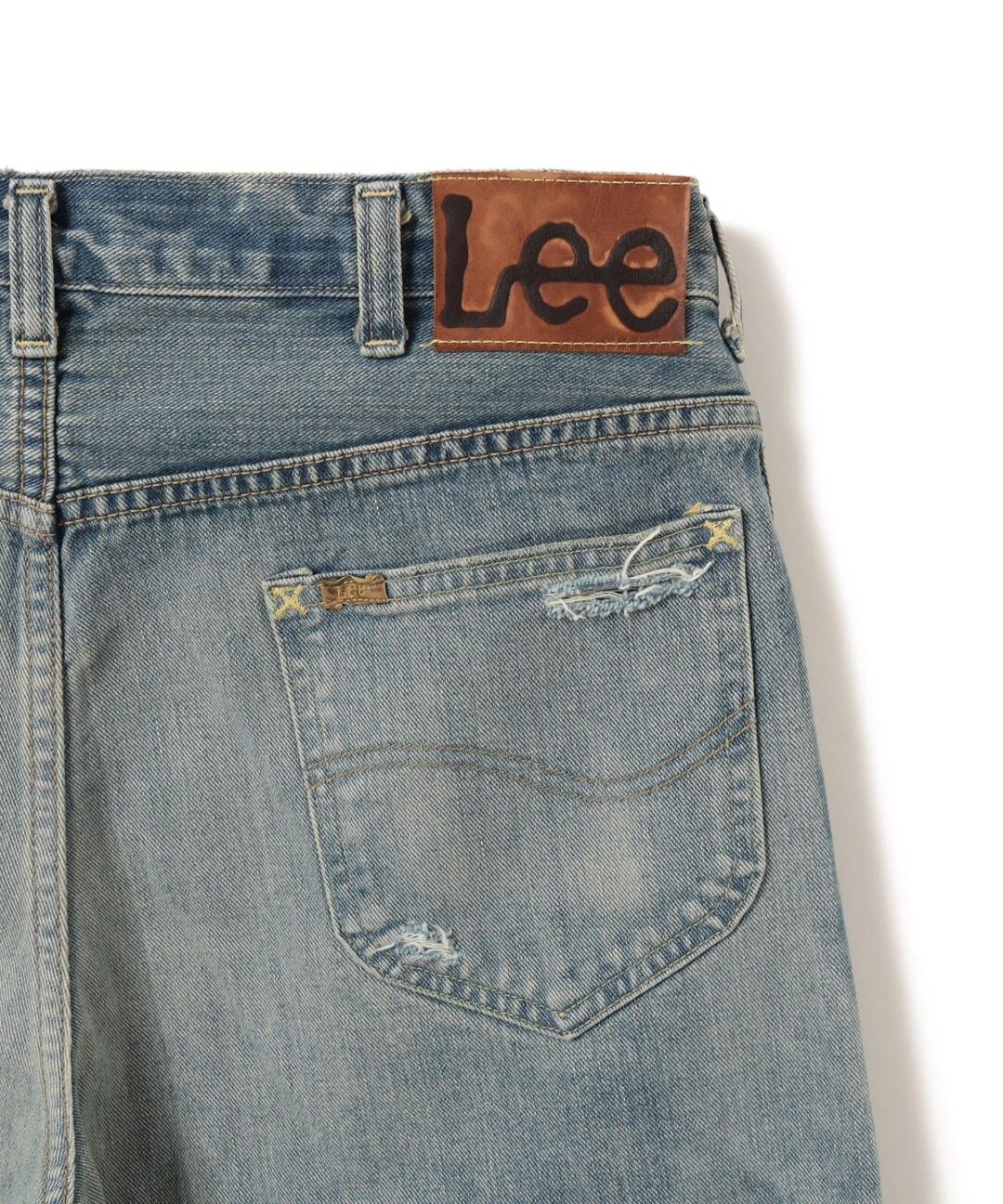 Lee × BEAMS / 別注 クラッシュ バギー デニムパンツが2024年 3月下旬発売 (リー ビームス)