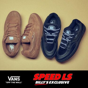 【2024年 3/2 発売】BILLY’S 限定！VANS SPEED LS "CHIPMUNK/CORDUROY BLACK" (ビリーズ バンズ スピード)