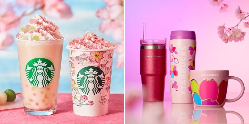 【スタバ桜シーズン】2/15からスタバの「2024 サクラ/さくら」ビバレッジ/グッズが全2回展開 (STARBUCKS スターバックス)