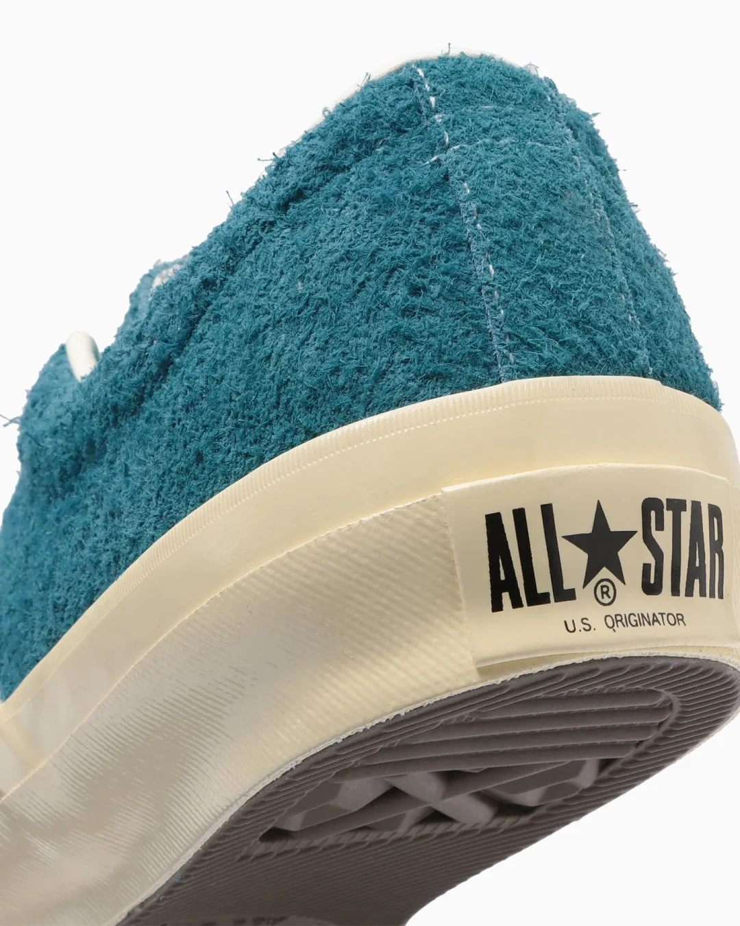 【2024年 2/9 発売】毛足の長いスエード素材を採用した CONVERSE STAR&BARS US SUEDE “Turquoise” (コンバース スター＆バーズ US スエード “ターコイズ”)
