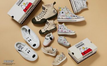 PEANUTSの仲間たちが登場する愛らしいデザイン CONVERSE × PEANUTS コラボが2024年 2/20 発売 (コンバース ピーナッツ ALL STAR オールスター)