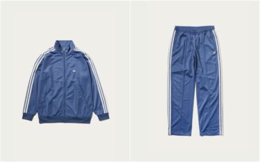 【2024年 2月下旬 発売】adidas Originals for BEAUTY&YOUTH Track Jacket/Track Pants “Light Blue” (アディダス オリジナルス ビューティアンドユース トラックジャケット/トラックパンツ “ライトブルー”)