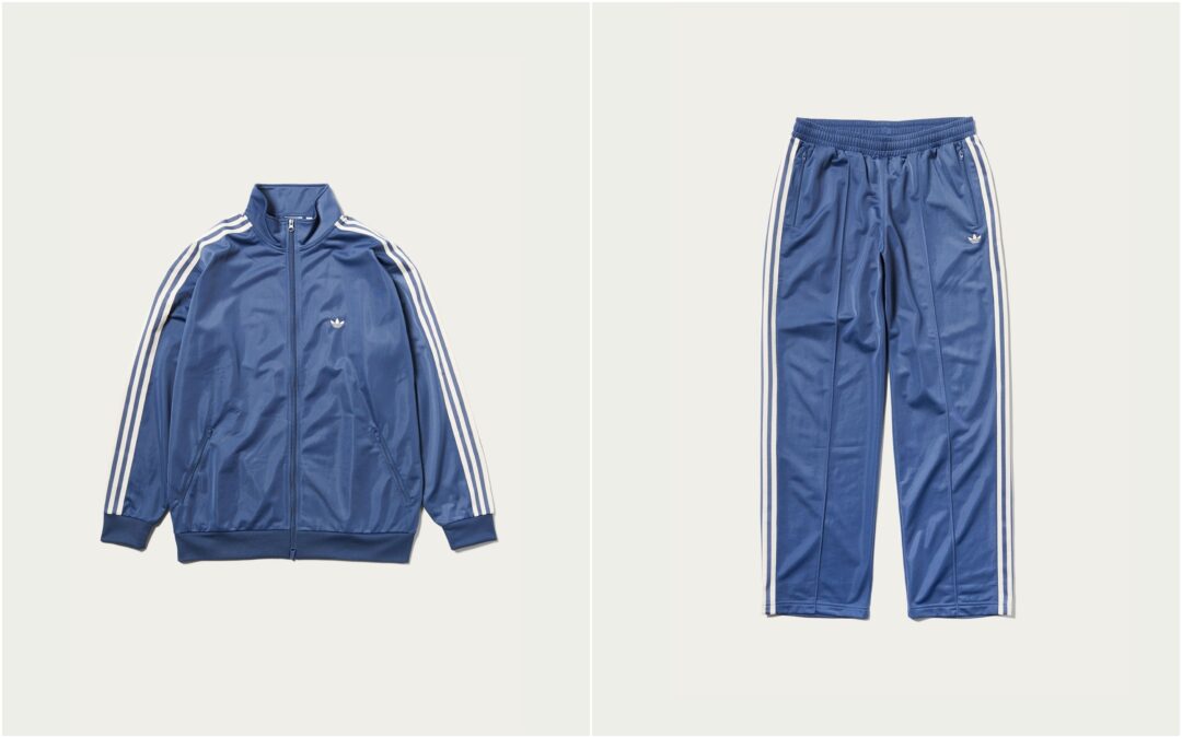 【2024年 2月下旬 発売】adidas Originals for BEAUTY&YOUTH Track Jacket/Track Pants “Light Blue” (アディダス オリジナルス ビューティアンドユース トラックジャケット/トラックパンツ “ライトブルー”)
