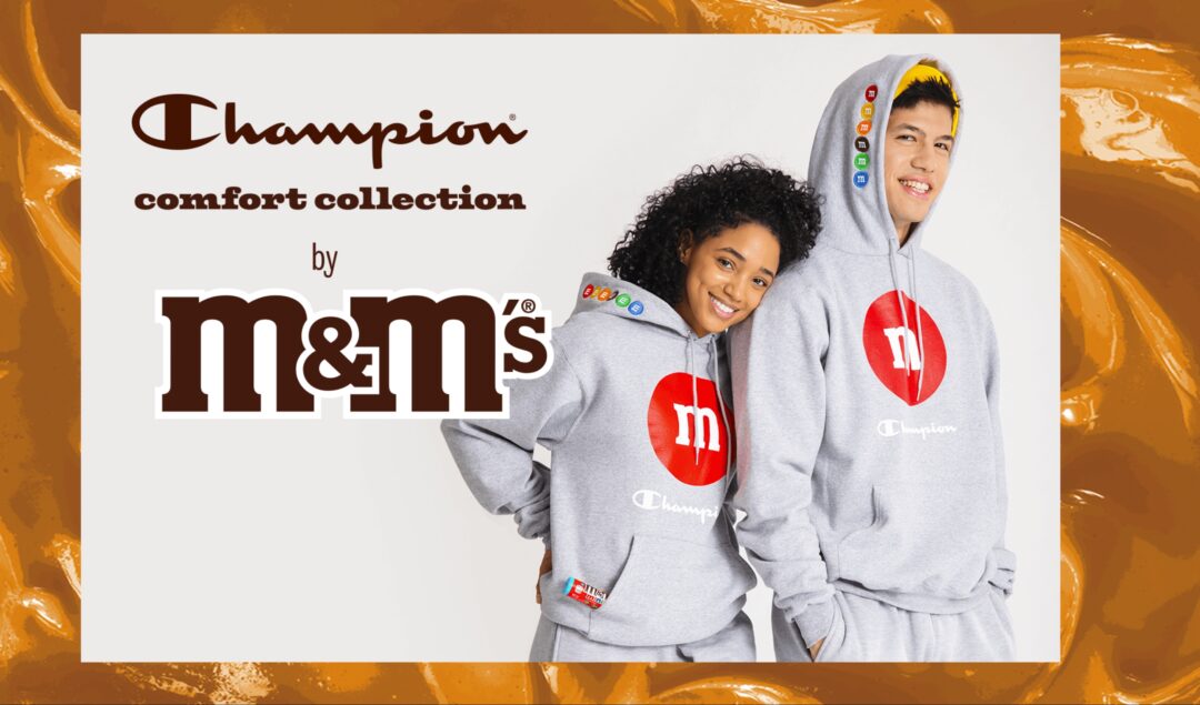 M&M’s × Champion コラボレーション (エムアンドエムズ チャンピオン)