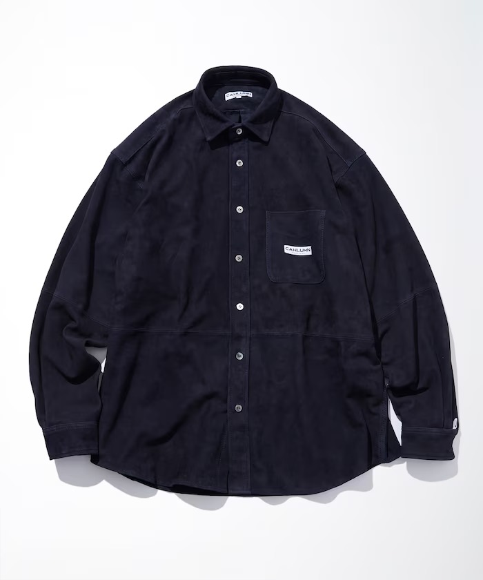 ファッションディレクター 長谷川昭雄氏ディレクション「CAHLUMN/カウラム」から”LAMB NAPPA /GOAT SUEDE LEATHER SHIRT”が発売！